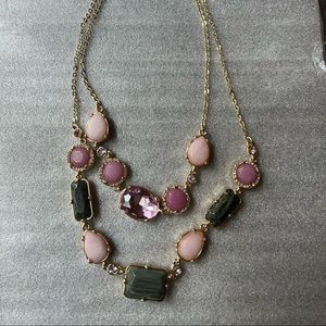 WHBM multi stone necklace